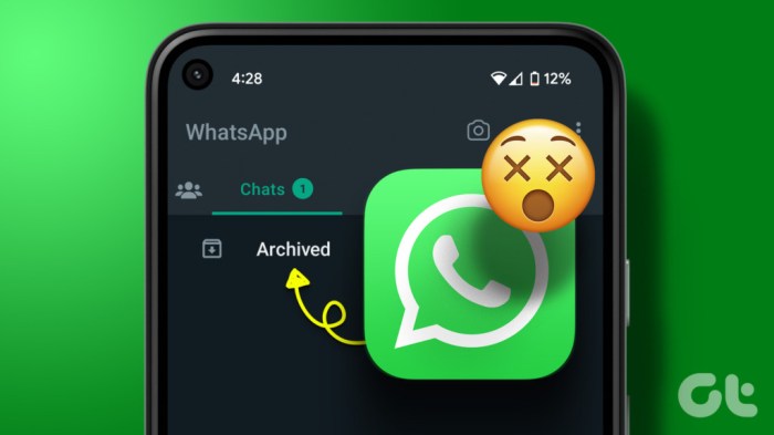 whatsapp archive chat archived everything
