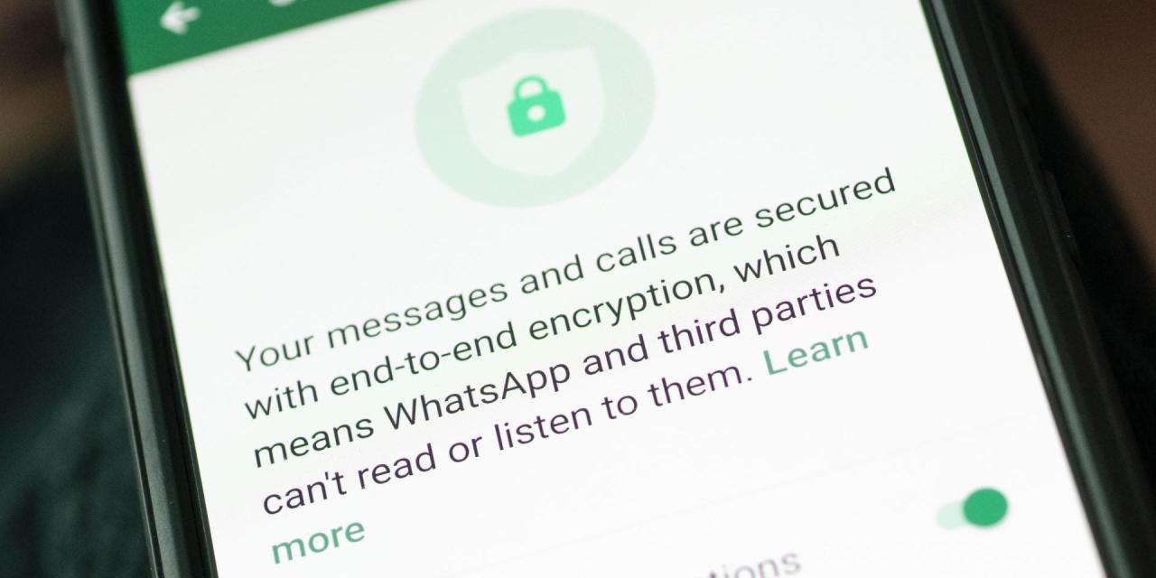 whatsapp encryption end update